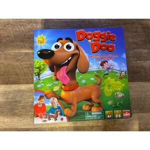 Goliath Doggie Doo - Squeeze The Leash Poop The Food Game (Great Condition)